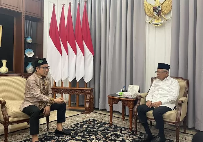 Temui Ma'ruf Amin, Cak Imin Klaim Dapat Restu Maju Cawapres - Jawa Pos