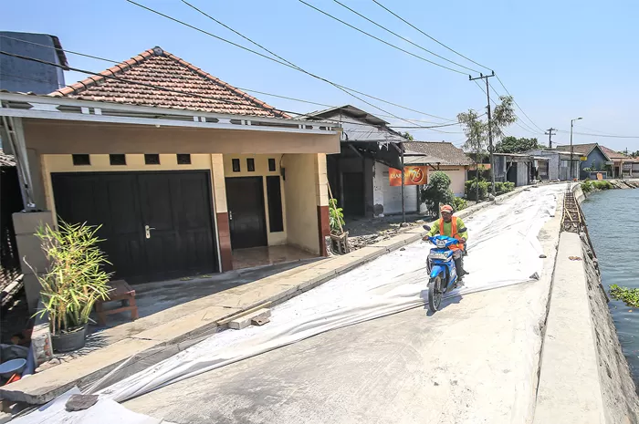 Betonisasi Tulangan–Durungbedug Sidoarjo Sudah 46 Persen - Jawa Pos