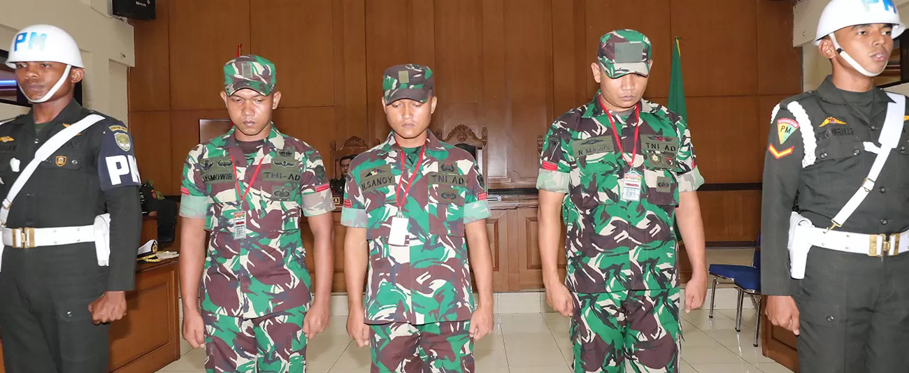 Bunuh Imam Masykur, Tiga Oknum Prajurit TNI AD Terancam Vonis Mati ...