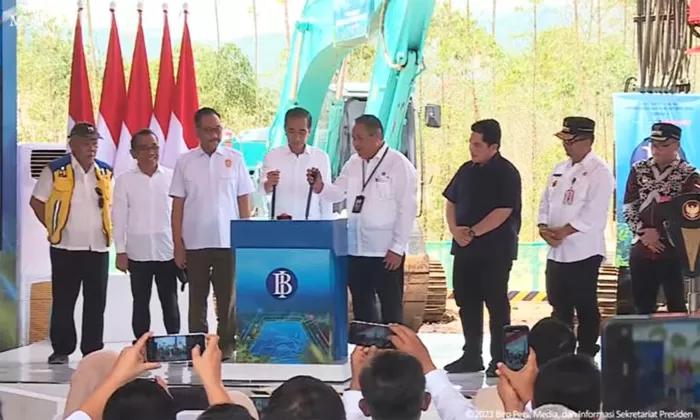 Presiden Jokowi Groundbreaking Kompleks Perkantoran Bank Indonesia Di ...