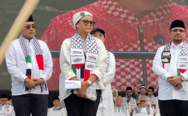 Menlu Retno Jadi Sorotan Dalam Aksi Rakyat Indonesia Bela Palestina ...