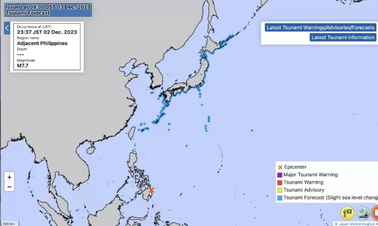 Jepang Cabut Peringatan Tsunami Setelah Gelombang Tsunami Setinggi 40 ...