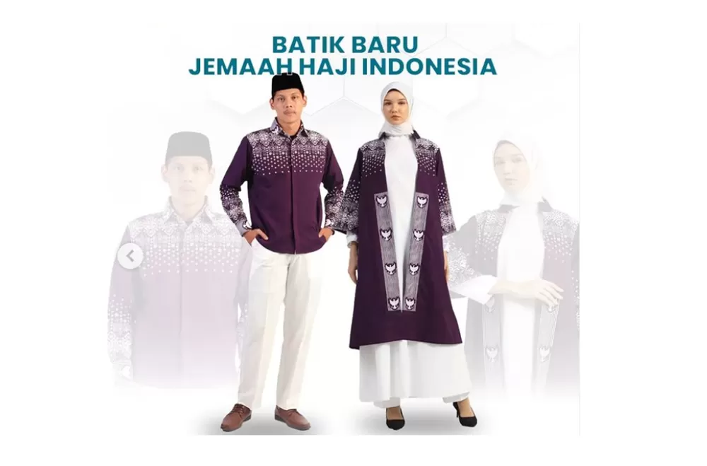 Mengenal Motif dan Filosofi Seragam Baru Jamaah Haji Indonesia, Batik Sekar Arum Sari Warna Ungu - Jawa Pos