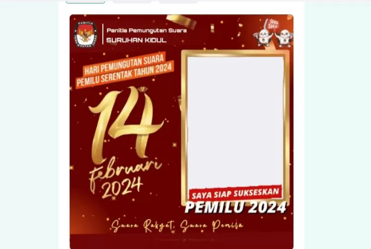 Kumpulan Link Twibbon Pemilu 2024, Pasang Dan Viralkan Di Sosial Media ...