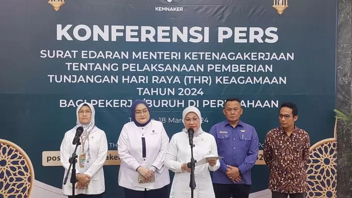 THR Wajib Cair Paling Lambat H-7 Lebaran 2024, Menaker: Harus Dibayar ...