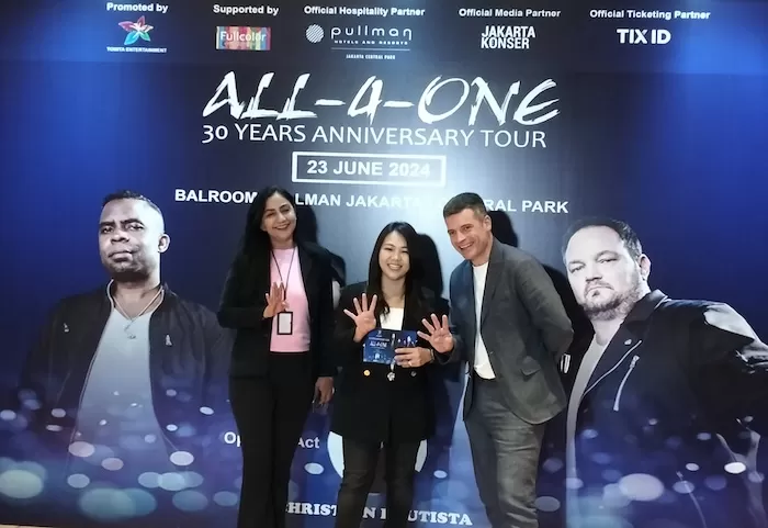 30 Tahun Anniversary All-4-One Gelar Konser di Jakarta, Berikut Harga