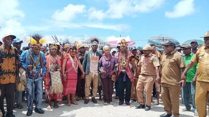 Provinsi terbaru Provinsi Papua Barat Daya makin disibukkan dengan aksi penolakan terhadap kinerja Pantai Seleksi (Pansel) MRP PBD.  (Foto Istimewa)