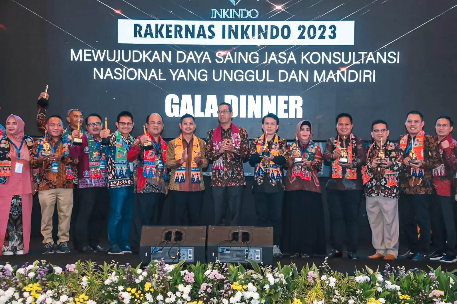 Penjabat (Pj.) Gubernur DKI Jakarta Heru Budi Hartono membuka secara resmi Rapat Kerja Nasional (Rakernas) Ikatan Nasional Konsultan Indonesia (INKINDO) Tahun 2023 di Hotel Bidakara, Jakarta Selatan