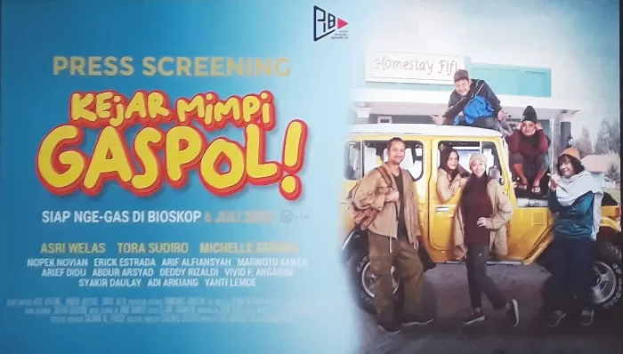 Film drama komedi Kejar Mimpi Gaspol!, kisah nyata perjuangan seorang ibu, akan tayang di bioskop pada 6 Juli 2023 (Foto: Wyn/Porosjakarta.com)