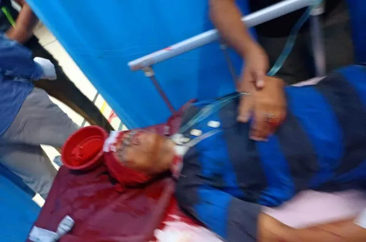 Foto: Penampakan korban bentrokan di Belawan (Istimewa )