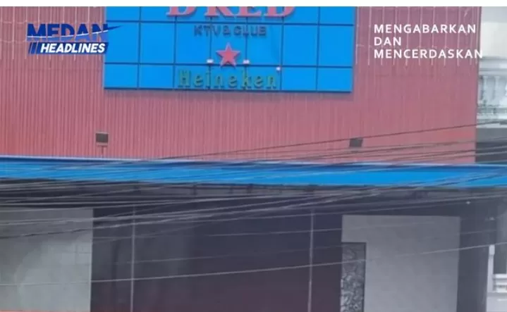 Foto: Salah satu tempat hiburan malam di Medan diduga sebagai lokasi peredaran narkoba (Instagram@medanheadlines)