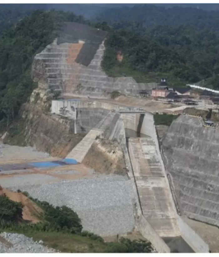 Foto: Penampakan bendungan lau simeme (@poldasumaterautara)