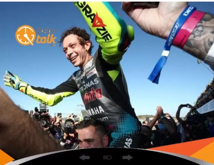 Foto: Sosok pebalap MotoGP Valentino Rossi  (Instagram otomtalk )