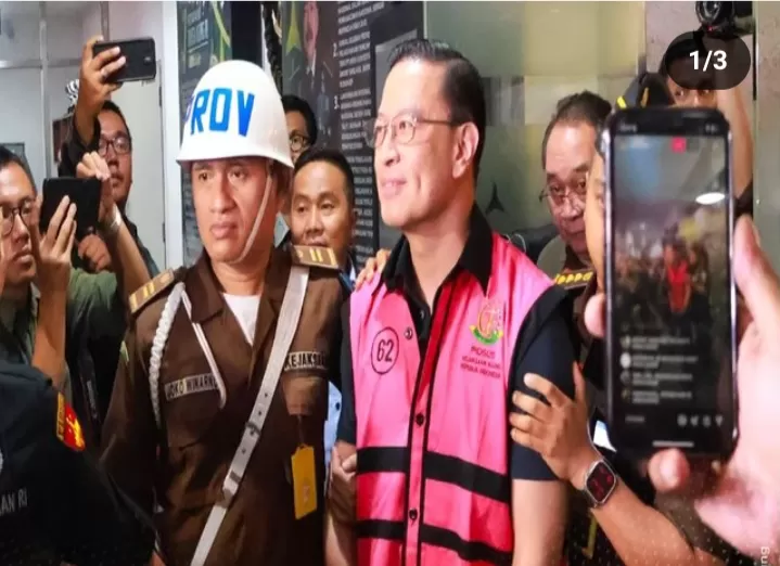 Foto: Tim Lembong ditetapkan tersangka impor gula (Instagram buletinmedan )