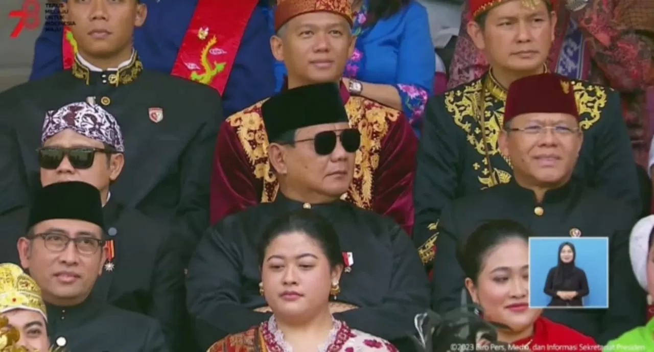 Upacara HUT RI Ke 78, Prabowo Subianto Duduk Berdampingan Dengan Ketum ...