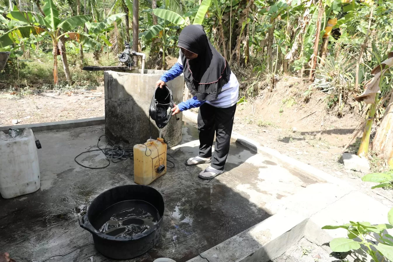 Berkat Nelayan Balad Ganjar Warga Di Desa Ciawitali Pangandaran Bisa Dapatkan Air Bersih Pojok