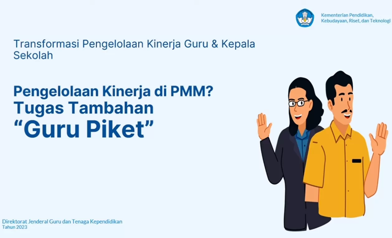 Bukti Dukung Tugas Tambahan Guru Piket Pada Pengelolaan Kinerja Di PMM ...