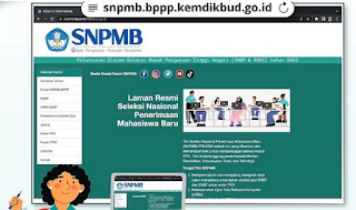 MASIH BISA! Pendaftaran SNPMB 2024 Dibuka 8 Januari S.d. 15 Februari ...