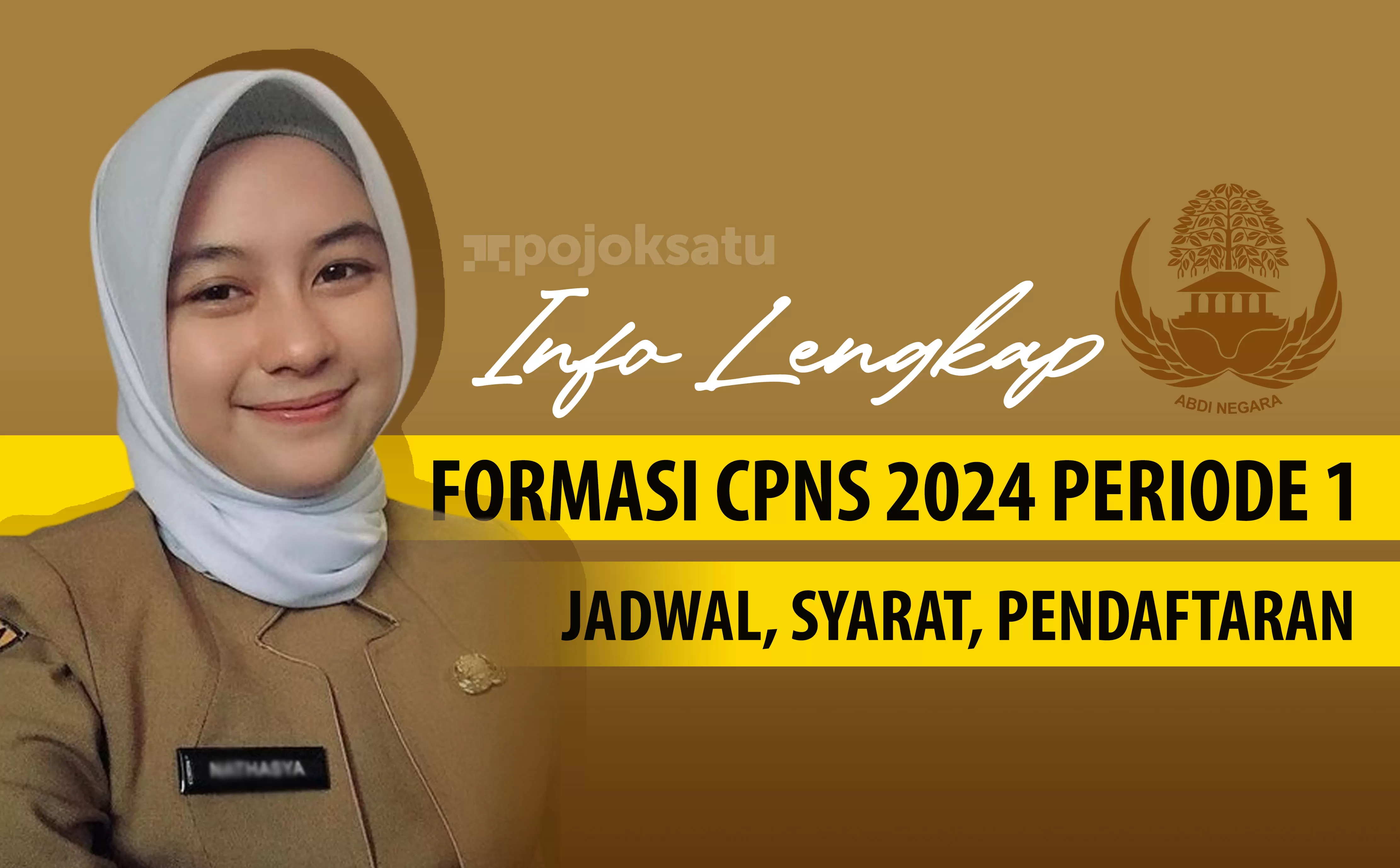 Rincian Formasi CPNS 2024 Periode 1, Pusat dan Daerah, JADWAL, SYARAT