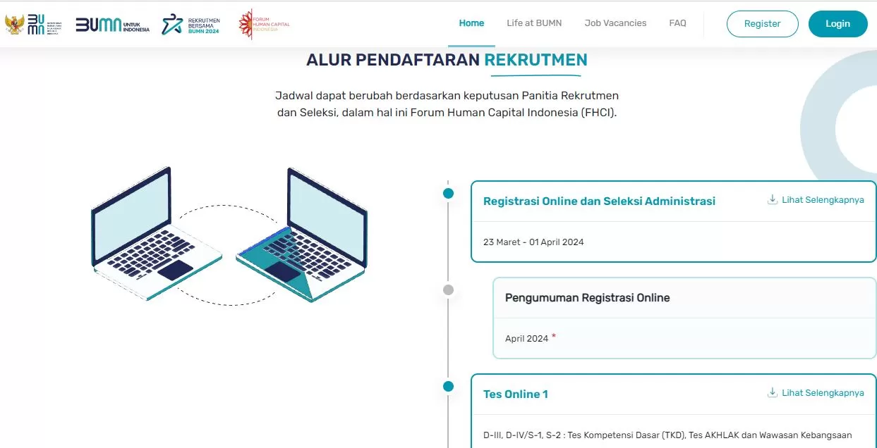 Pendaftaran Rekrutmen Bersama BUMN 2024 Terima Lulusan SMA Lengkap Link ...