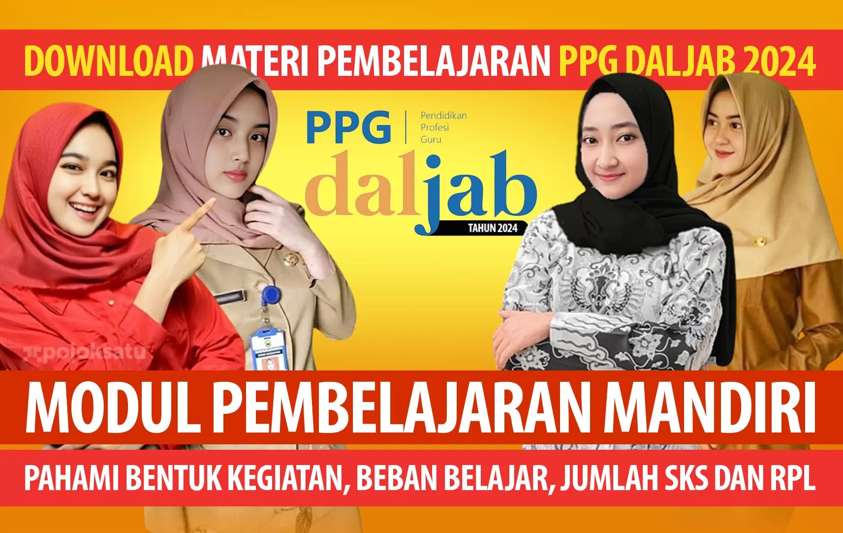 Apa Saja Materi Pembelajaran Di PPG Daljab 2024? Cek Modul Pembelajaran ...