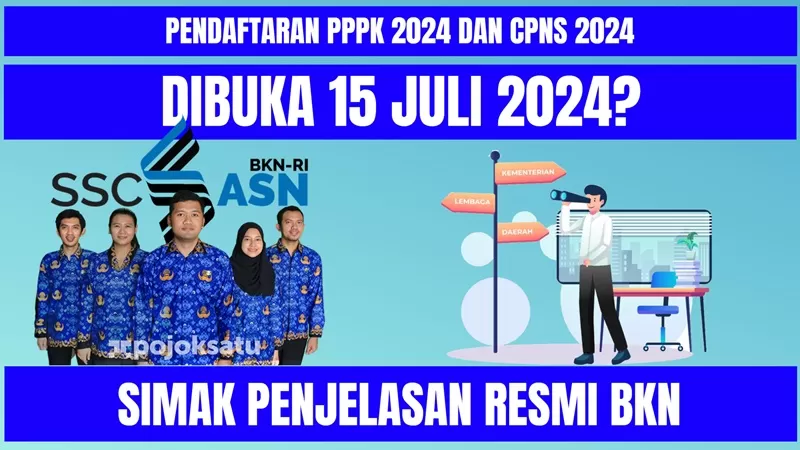 Pendaftaran Pppk Dan Cpns Tanggal Juli Simak Penjelasan Resmi Bkn Pojok Satu