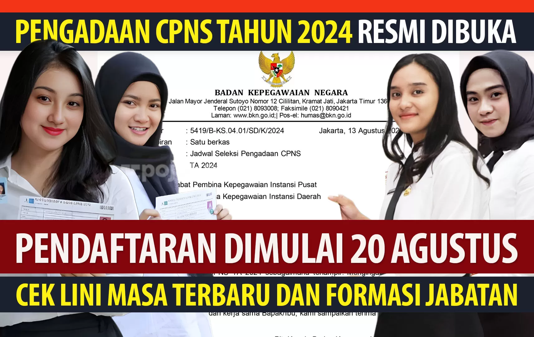 Ada 250.407 Formasi CPNS 2024, Cek untuk Fresh Graduate dan Disabilitas