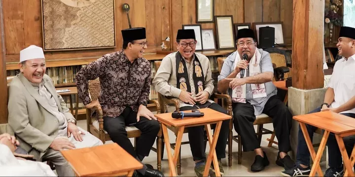 Pramono Anung-Rano Karno bertemu Anies Baswedan. Ternyata Anies belum dilibatkan di tim transisi Pramono Anung-Rano Karno. (net)