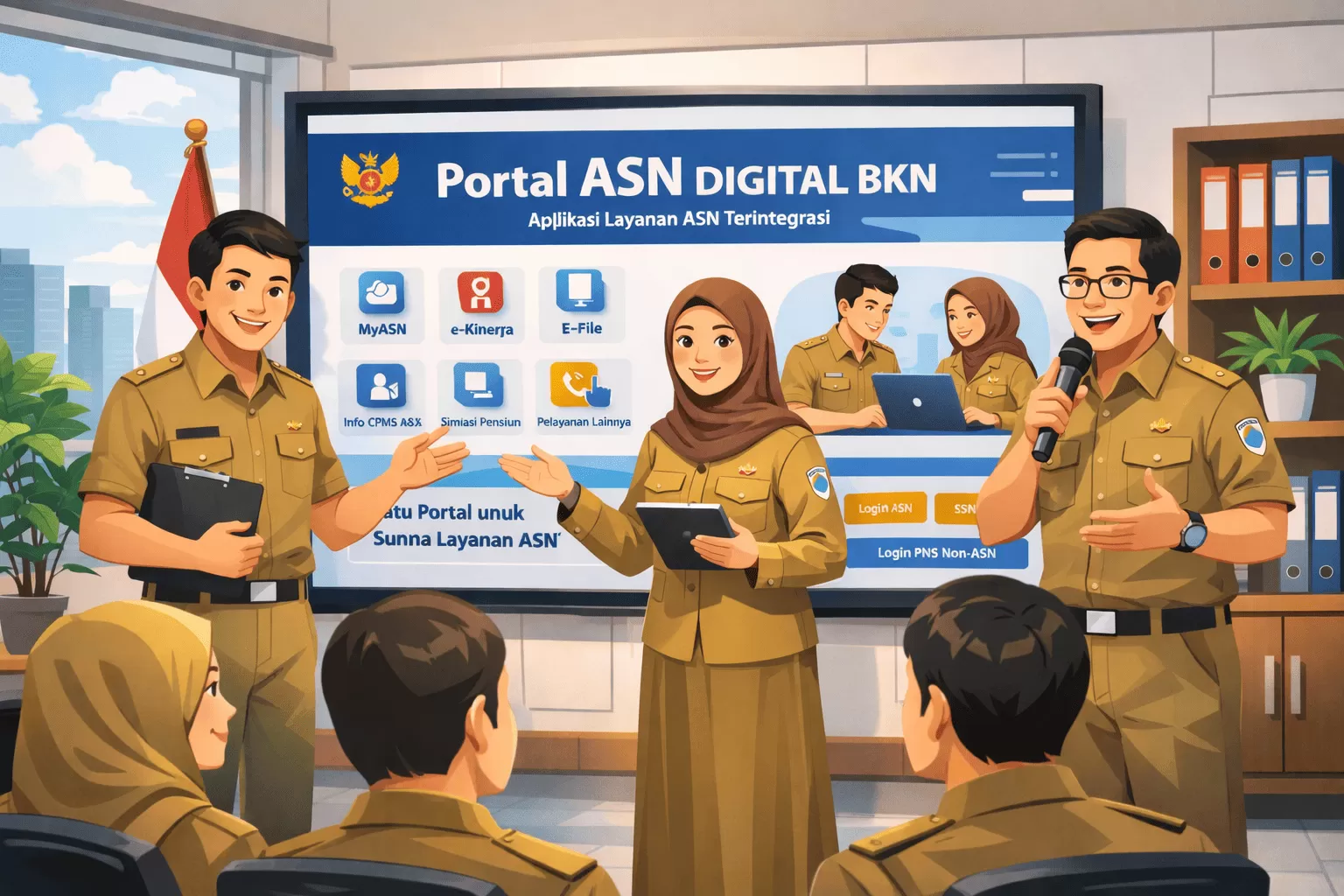Cara Login ASN Digital BKN dan Aktivasi MFA lewat Aplikasi, Panduan ...