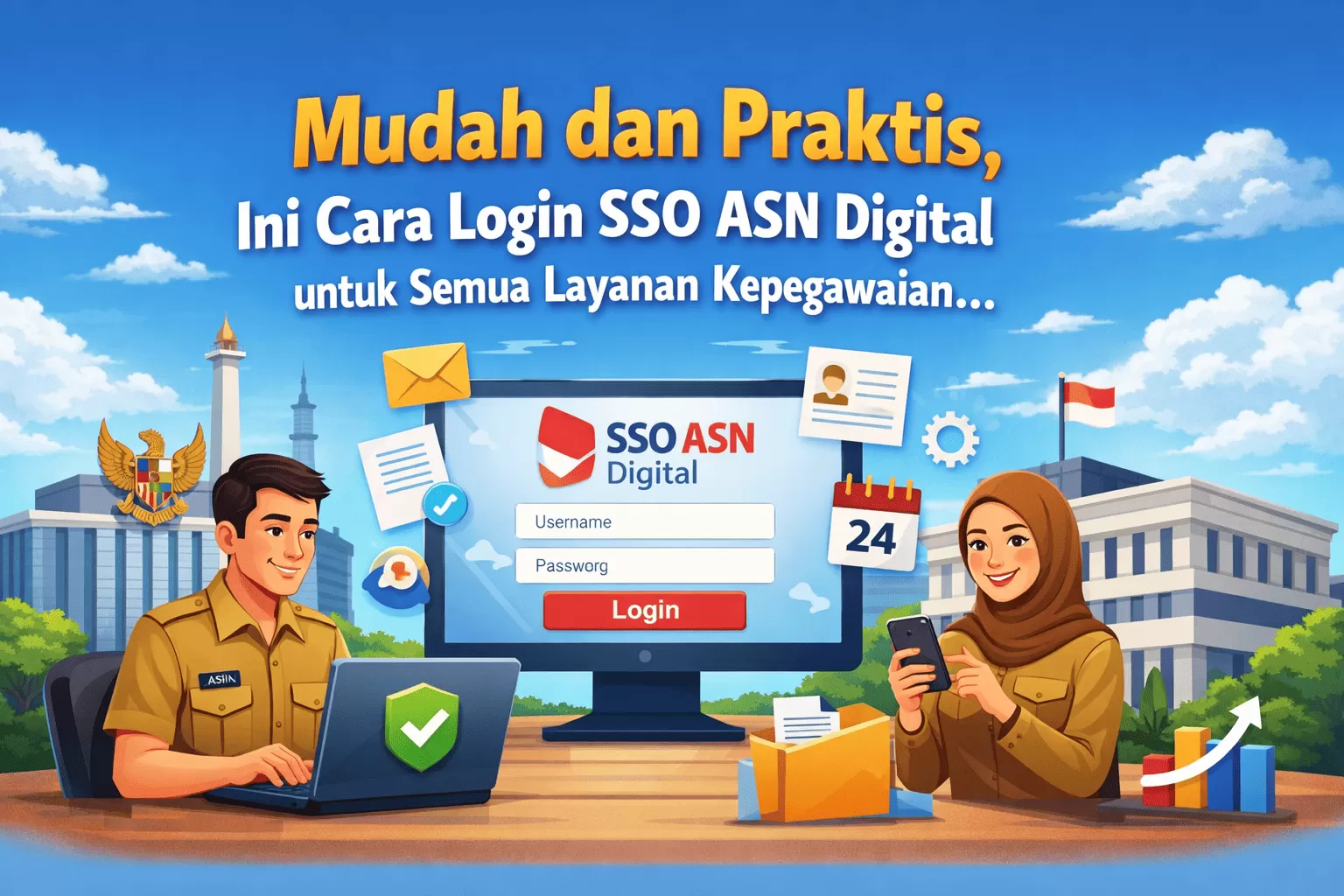 Mudah dan Praktis, Ini Cara Login SSO ASN Digital untuk Semua Layanan ...
