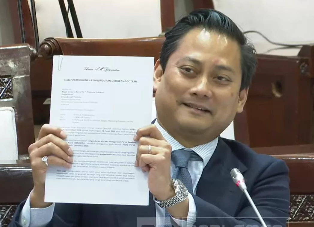 Dokumen Rahasia Terungkap! Thomas Djiwandono Bongkar Detik-Detik Mundur  dari Gerindra di DPR - Pojok Satu