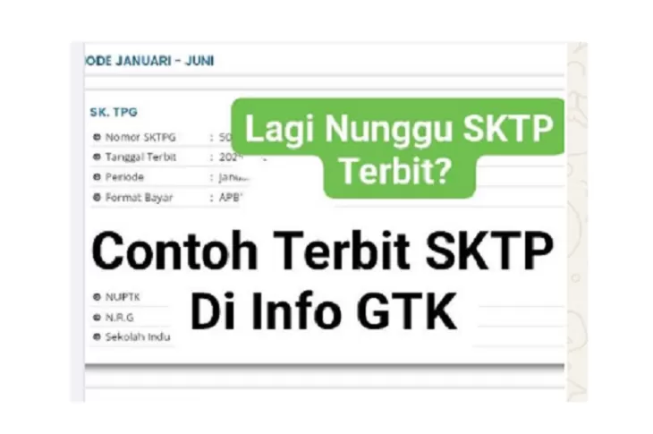 Sktp Sertifikasi Guru 2026 Mulai Cair, Ini Pola Waktu dari Terbitnya SKTP ...