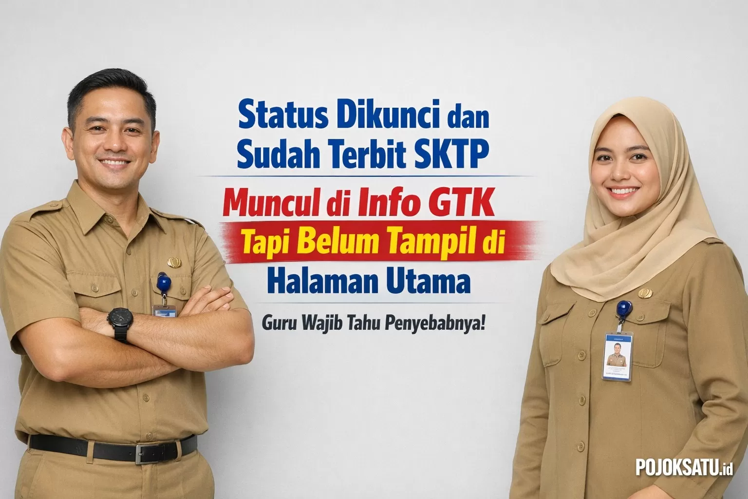 Sktp Status Dikunci dan Sudah Terbit SKTP Muncul di Info GTK Tapi Belum ...