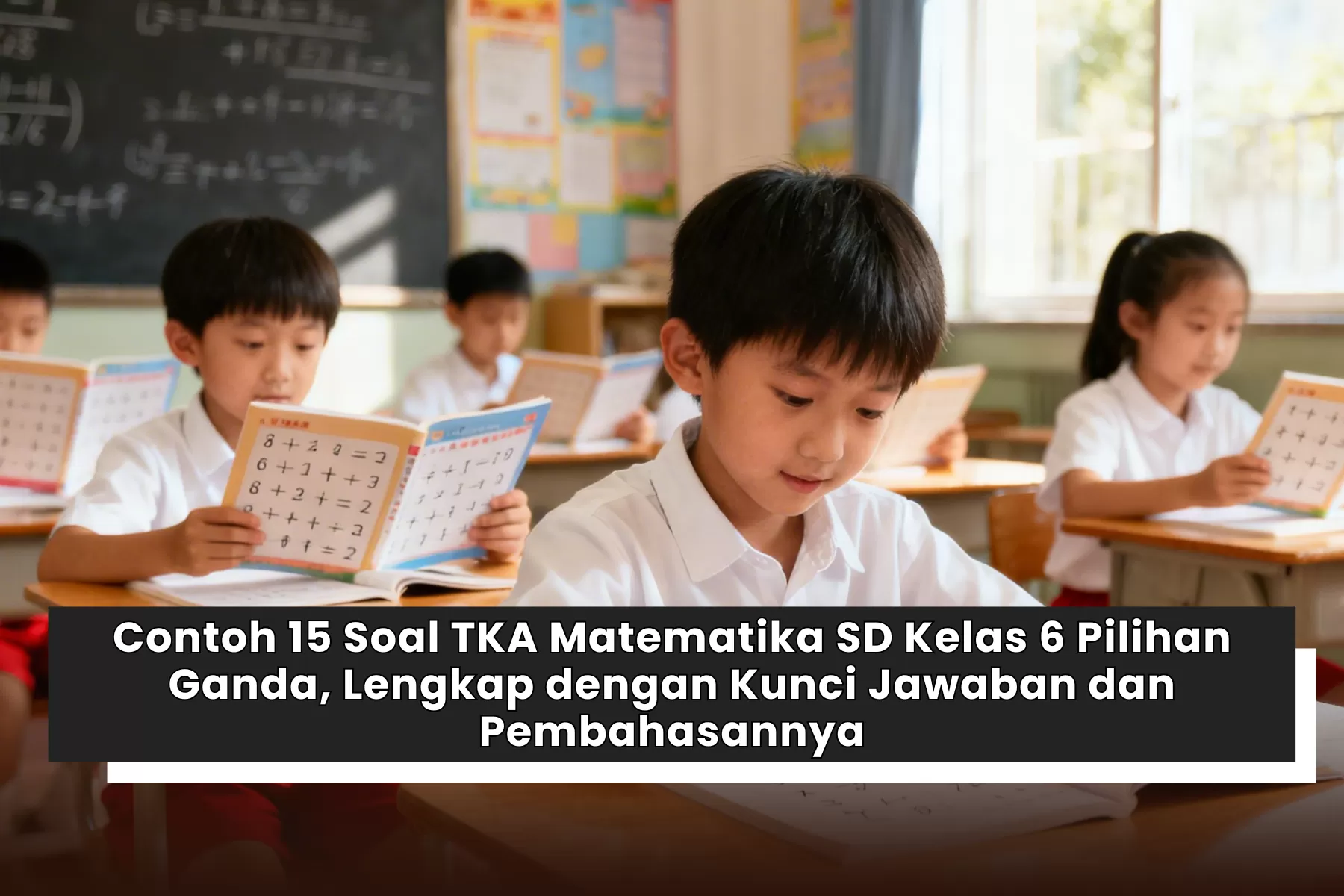 Contoh 15 Soal TKA Matematika SD Kelas 6 Pilihan Ganda, Lengkap dengan ...