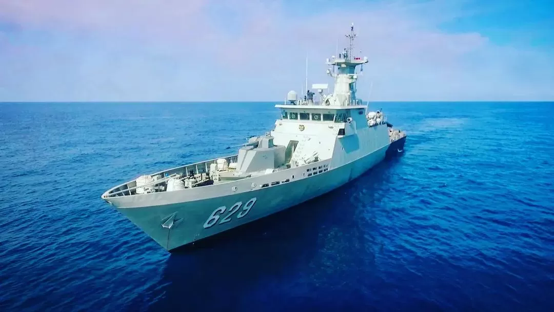 KRI Tombak-629, merupakan Kapal Cepat Rudal 60m buatan PT PAL yang jadi andalan TNI AL dalam latihan bersama negara-negara Indo-Pasifik. (pal.co.id)