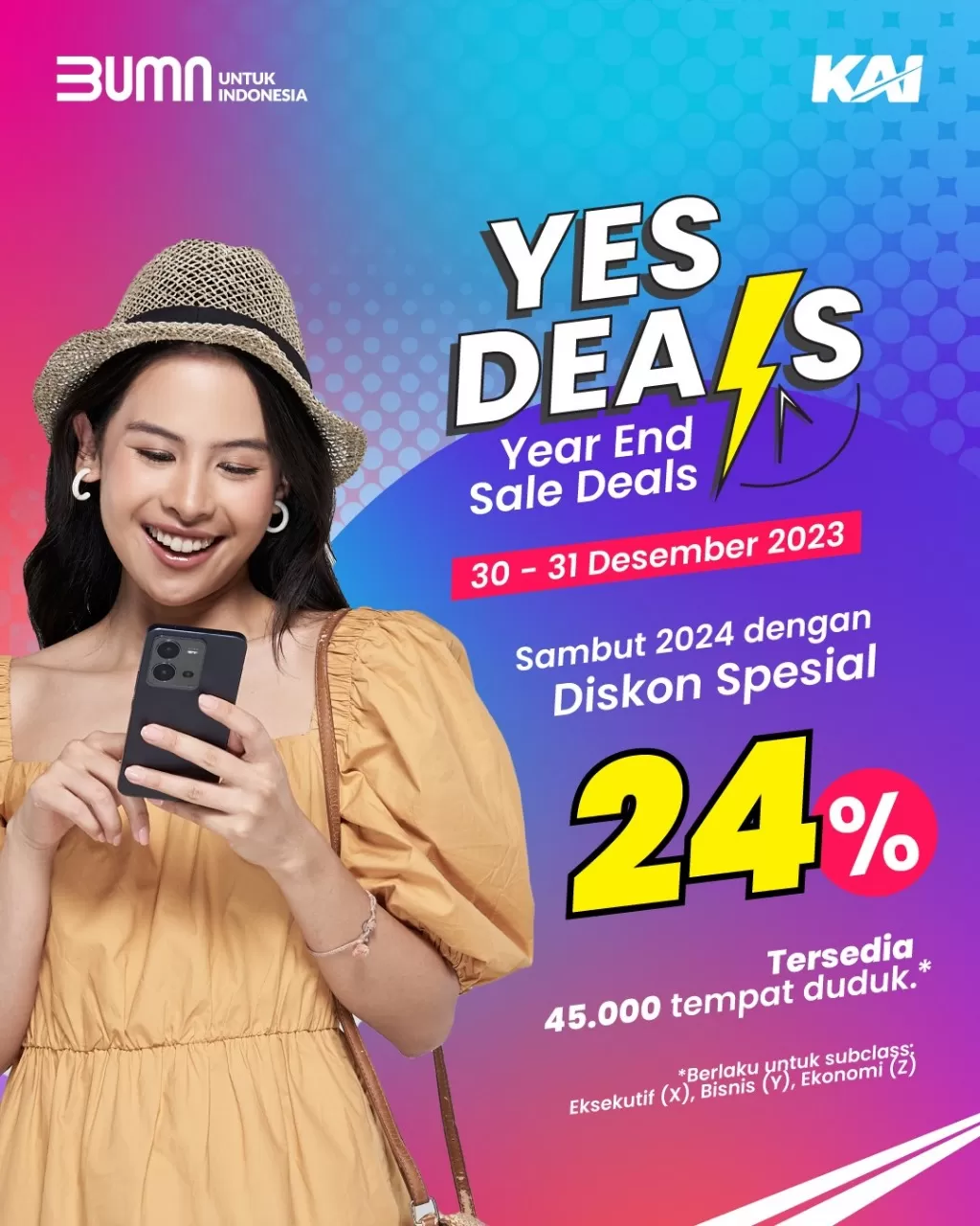 Hari Terakhir, KAI Hadirkan Diskon Tiket Kereta Api 24 Persen! - Kabar BUMN