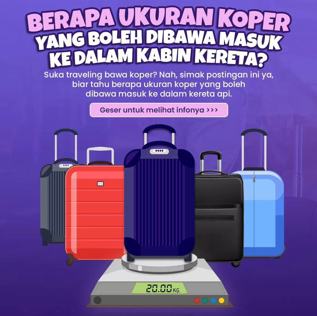 Ketentuan Bagasi Kai Ketahui Ukuran Dan Berat Koper Yang Boleh Dibawa