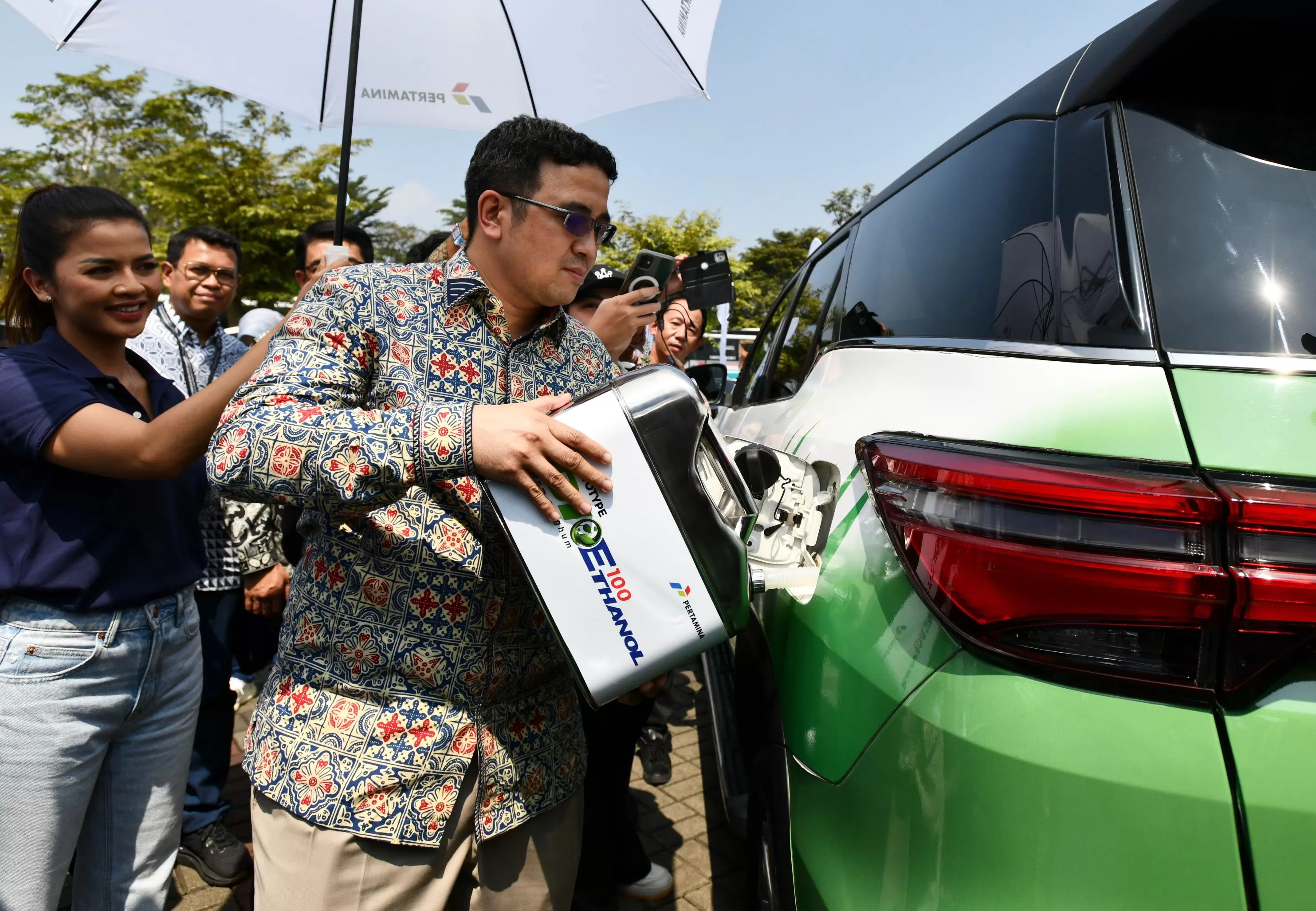 Sinergi Pertamina Dan Toyota Uji Coba Bioetanol 100% Di GIIAS 2024 ...