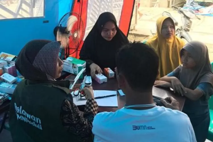 BNI menghadirkan Posko Kesehatan sebagai bagian dari Posko Relawan BNI guna mendukung penanganan dan pemulihan warga terdampak banjir bandang di sejumlah wilayah Aceh. (bni.co.id)