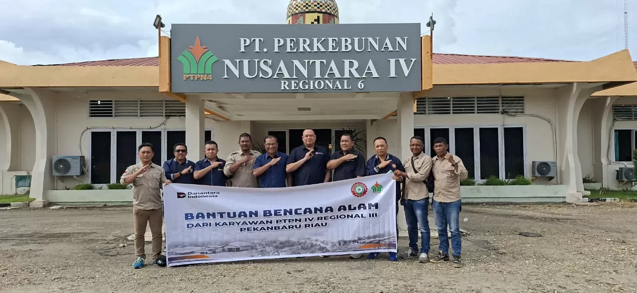 Bantuan bagi korban bencana di Sumatra Barat dan Aceh kembali mengalir dari PTPN IV Regional III.