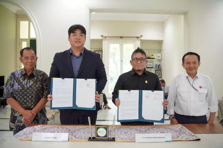 PLN EPI) menandatangani Nota Kesepahaman dengan perusahaan konsultan asal Korea Selatan, Greenery Inc., di Jakarta. (DOK. PLN EPI)