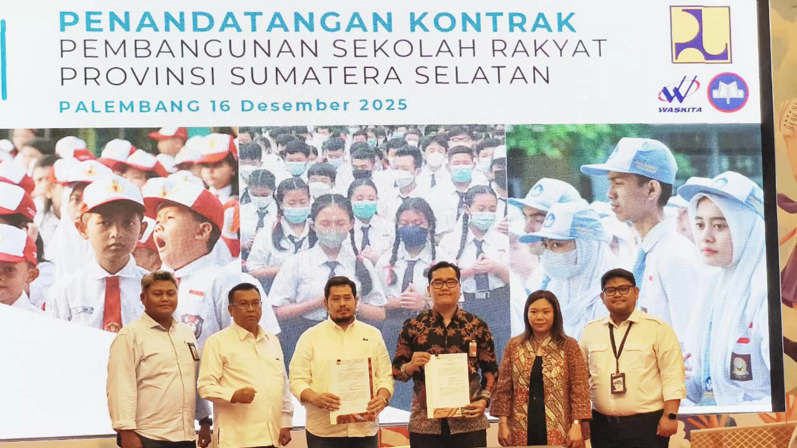 PT Waskita Karya (Persero) Tbk akan kembali mengerjakan proyek Sekolah Rakyat (SR). Kali ini di Sumatra Selatan senilai Rp719,25 miliar. (DOK. Waskita Karya)