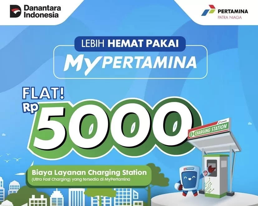 Cek lokasi, reservasi, dan nikmati tarif hemat Ultra Fast Charging Station Pertamina langsung di MyPertamina.
