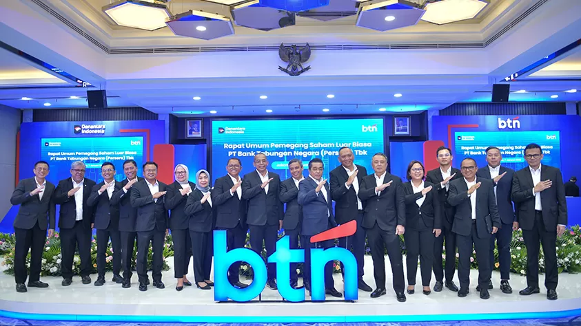 BTN menggelar RUPSLB dengan agenda penambahan komisaris, perubahan anggaran dasar, serta penetapan RKAP 2026 untuk mendukung transformasi dan pertumbuhan bisnis. (Dok. BTN)