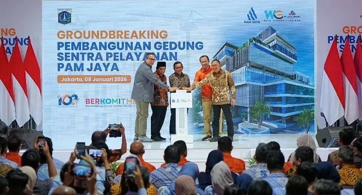 PT Wijaya Karya Bangunan Gedung Tbk (WEGE) dipercaya PAM JAYA untuk melaksanakan Pekerjaan Konstruksi Terintegrasi Rancang Bangun Gedung Sentra Pelayanan PAM JAYA. (DOK. WEGE)