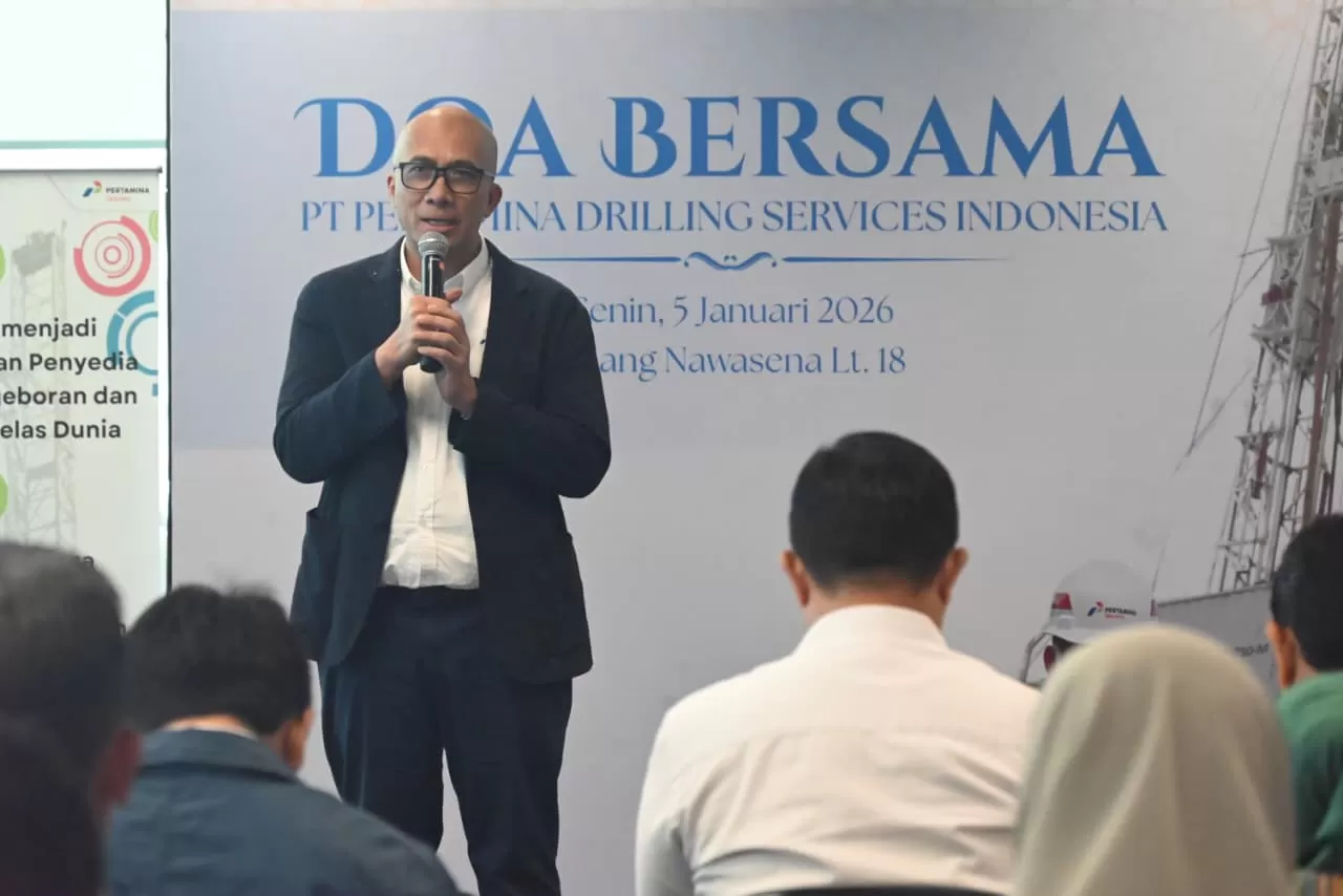 Pertamina Drilling menggelar doa bersama awal 2026 untuk memperkuat komitmen HSSE dan peran strategis ketahanan energi nasional. (Dok. Pertamina Drilling)
