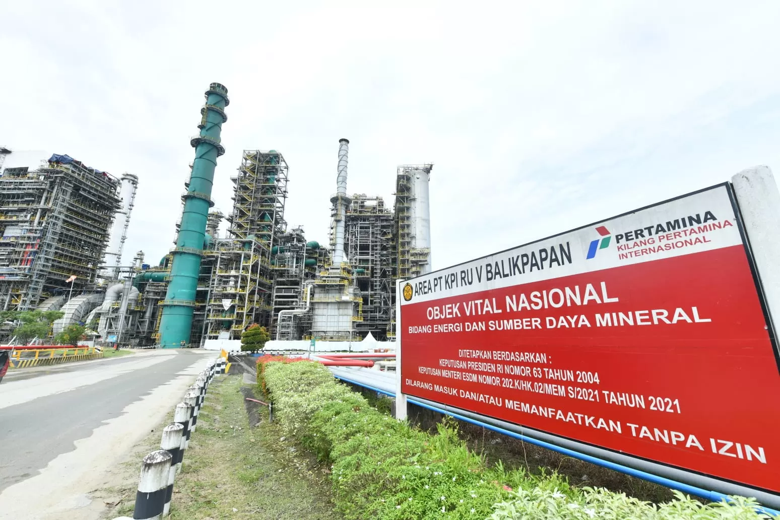 RDMP Balikpapan menghadirkan ekosistem kilang terintegrasi dari hulu ke hilir untuk memperkuat kemandirian dan ketahanan energi nasional. (Dok. Pertamina)