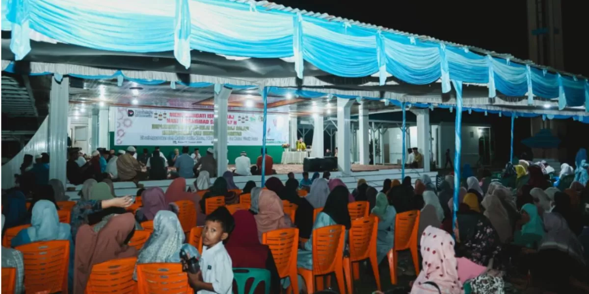Ratusan warga Kasikan-Talang Danto rayakan Isra Mi&rsquo;raj 2026 bersama PTPN IV Tandun, disertai tausiyah, dukungan masyarakat, dan program sosial berkelanjutan. (Dok. PTPN)