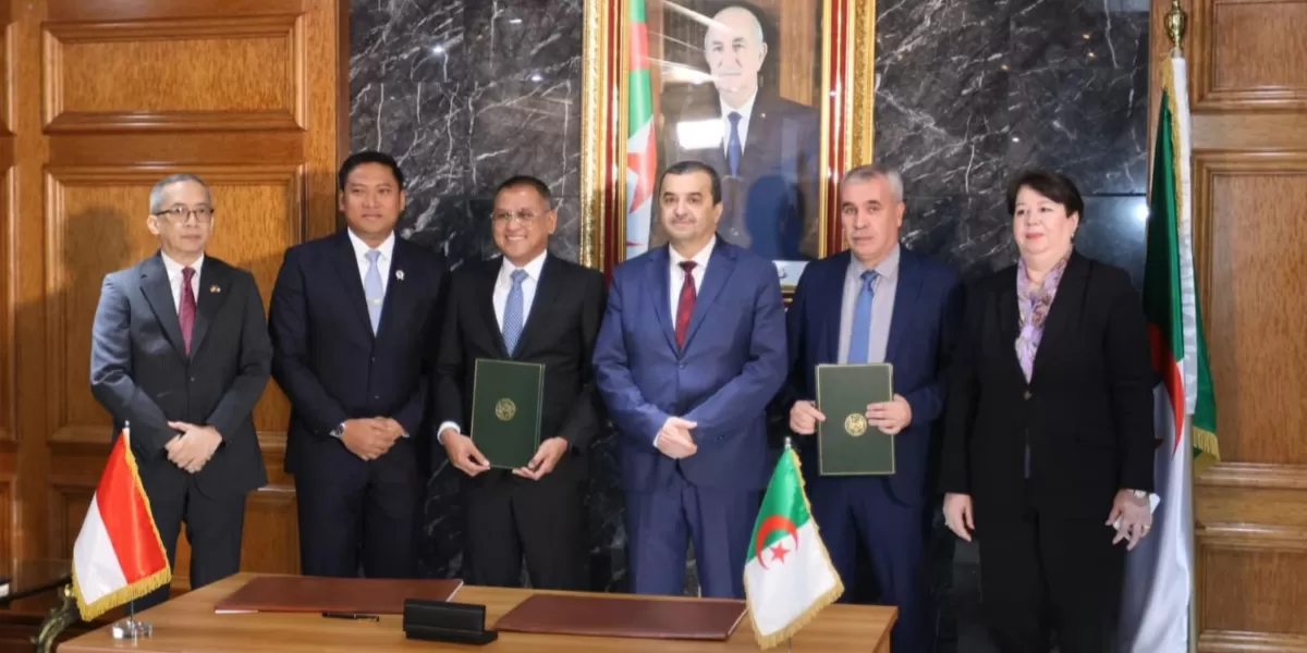 Pupuk Indonesia memperluas kerja sama global dengan Aljazair melalui kemitraan fosfat untuk mengamankan bahan baku pupuk dan mendukung swasembada pangan nasional. (Dok. Pupuk Indonesia)