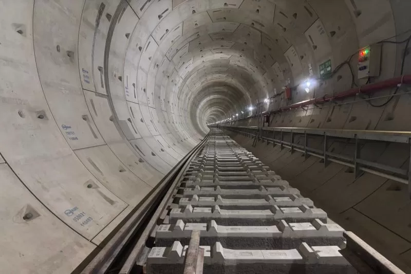 WIKA Beton turut menangani proyek Trackwork MRT Jakarta Fase 2A Paket CP205 senilai Rp409 miliar. (DOK. WIKA Beton)